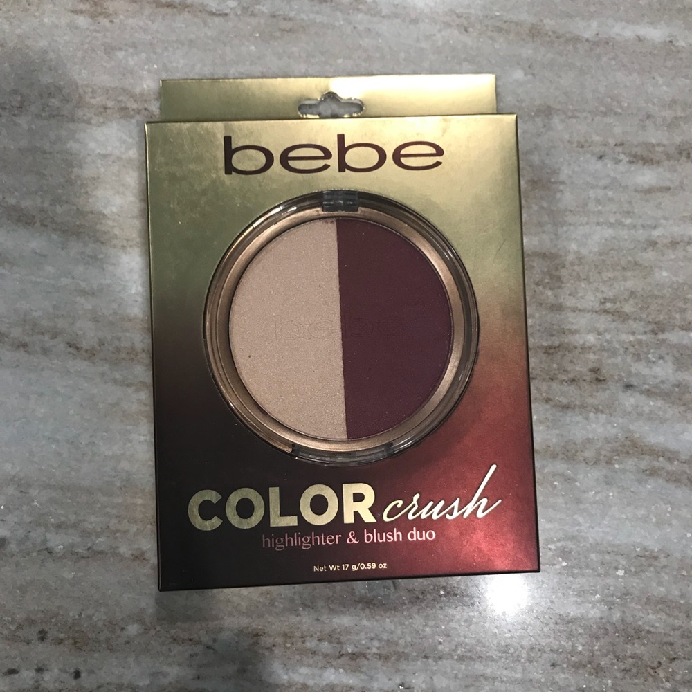 Bebe Color Crush - Highlighter & Blush Duo - NEW